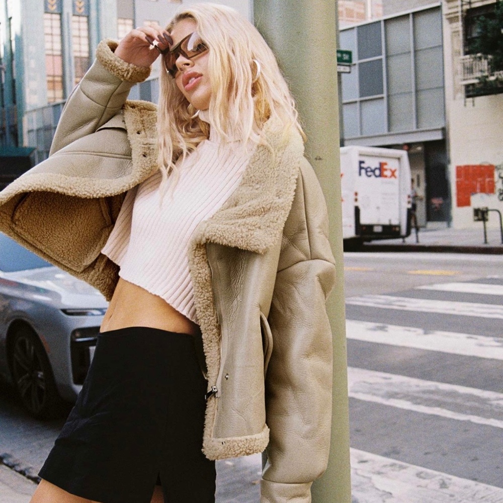 Princess Polly Kimmons Jacket Beige